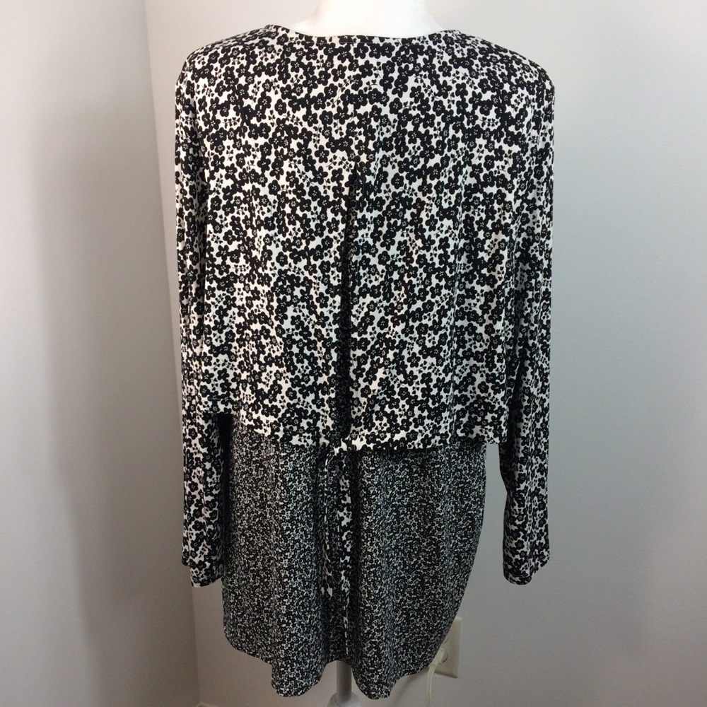 NWT J. Jill Wearever Collection Floral Tunic 2X - Picture 3 of 8